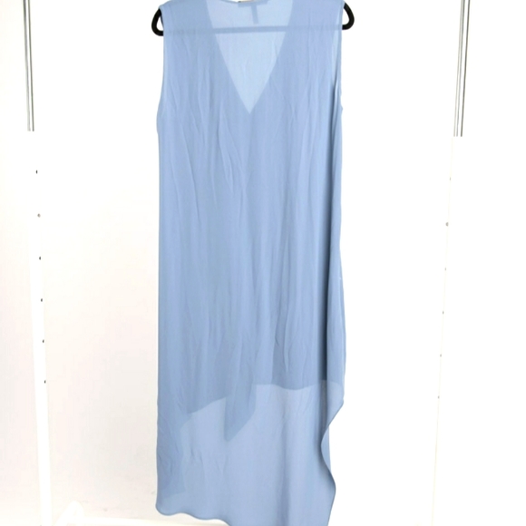 BCBGMAXARZIA Sheer Blue Dress - Picture 2 of 4